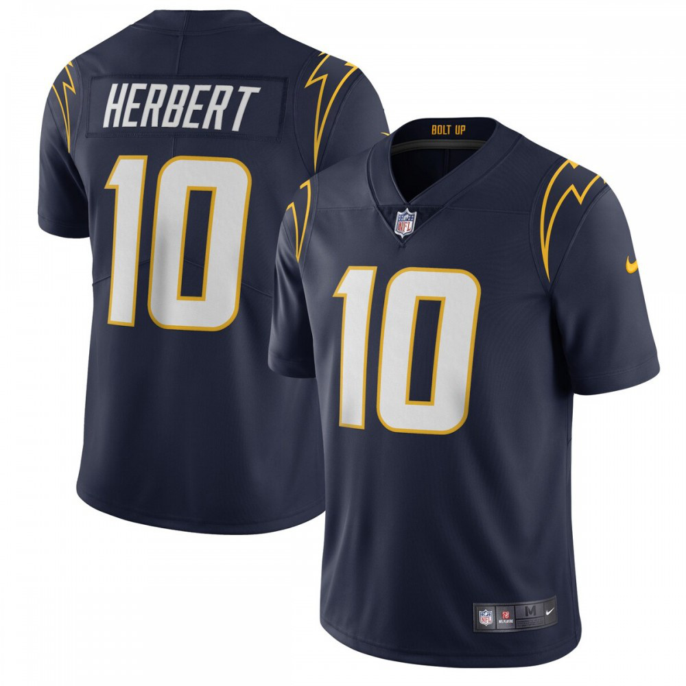 Justin Herbert Los Angeles Chargers Nike Vapor Limited Jersey - Navy-GridironStore